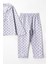 0053 5-8 Yaş Çiçek Desenli Pijama Takım 3