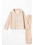 0053 5-8 Yaş Çiçek Desenli Pijama Takım 2