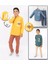 5056 8-10 Yaş Stay Wıld Köpek Baskılı Erkek Pijama Takımı 2