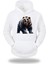Kızgın Ayı Görselli Kapşonlu Unisex Sweatshirt 946 1