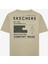 M Graphic Tee Heavy Weight Oversize T-Shirt Erkek Gri Tshirt S242134-013 2