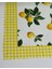 Baskılı Limon Desen Fiskos Örtüsü 95 X 95 Cm 3