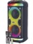 BTS-1993 Siyah Rgb Ledli Mikrofonlu Kumandalı Bluetooth Hoparlör Parti Speaker 1