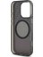 Apple iPhone 16 Pro Uyumlu Kılıf Amg Orjinal Lisanslı Magsafe Şarj Özellikli Iml Baskı Logolu Smoked Siyah 4