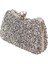 Belinda Gümüş Kristal Taş Kapama Clutch Abiye Portföy Çanta 2