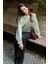 Mint Yeşili Bisiklet Yaka Basic Sweatshirt MG2185 2