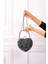 Cara Siyah-Gümüş Taşlı Yüzük Kapamalı Clutch Abiye Portföy Çanta 4