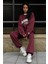Bordo Bisiklet Yaka Alt Üst Eşofman Takım MG2213 2