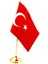 Gold Tekli Masa Bayrağı 1