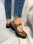 Hco Shoes Kadın Kemer Detaylı Casual Leopar Laofer 3