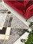 Siyah Gri Gold Şerit Model Lastikli Kadife Halı Örtüsü 6m2-200x300 5