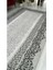 Gümüş Model Lastikli Kadife Halı Örtüsü 6m2-200x300 3