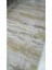Sarı Firuze Model Lastikli Kadife Halı Örtüsü 6m2-200x300 3