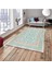 Mavi Çini Model Ipek Kadife Lastikli Halı Örtüsü 6m2-200x300 5