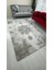 Gri Padişah Model Ipek Kadife Lastikli Halı Örtüsü 6m2-200x300 2
