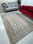 Lüx Kahve Çizgili Model Lastikli Kadife Halı Örtüsü 6 M2 -200x300 1