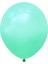 Su Yeşili Balon 12" - 30 cm Lateks Su Yeşili Renk Balon 10'lu Paket 2