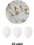 Beyaz Balon 12" - 30 cm Lateks Beyaz Balon 10'lu Paket 1