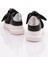 ES853 Kadın Kalin Taban Fiyonklu Sneakers Ayakkabı 3