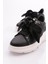 ES853 Kadın Kalin Taban Fiyonklu Sneakers Ayakkabı 4