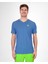 Bidi Badu Crew Inside Out V-Neck Tee - Blue, Neon Green 3