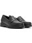 Kadın Siyah Deri Comfort Loafer 24WFD1516FT 3