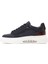 Erkek Lacivert Bağcıklı Deri Sneaker 24WFD611318 2