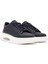 Erkek Lacivert Bağcıklı Deri Sneaker 24WFD611318 3