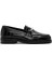 Kadın Siyah Deri Maskülen Loafer 24WFD4204E3 1