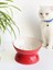Seramik Yavaş Yeme Kedi Mama Kabı (Kırmızı) 1