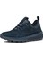 Erkek Lacivert Spherica Actif Bağcıklı Deri Sneaker U46BAA03215C4002 2