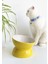 Seramik Yavaş Yeme Kedi Mama Kabı(Sarı) 1