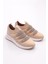 222 Kadın Kalin Taban Baklava Desenli Sneaker Ayakkabı 2
