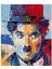 Kanvas renkli Charlie Chaplin Sayılarla Boyama Seti Kasnaklı 40 x 50 cm 1