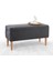 Lorence Home Glend Sandıklı Bench Puf - Gri 1