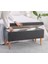 Lorence Home Glend Sandıklı Bench Puf - Gri 3