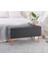 Lorence Home Glend Sandıklı Bench Puf - Gri 4