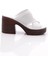 1006 Kadin Çapraz Şeritli Topuklu Terlik 1