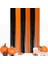Metalize Siyah Turuncu Halloween Arka Fon Süs 100X200 cm 2