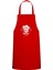 Cook With Love Yazılı Özel Baskı Chef Mutfak Önlüğü Kırmızı 1