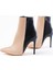 Nut Yüksek Ince Topuklu Fermuarlı Kadın Bot 4