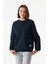 Basic Bisiklet Yaka Sweatshirt 5