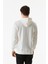 Yazı Baskılı Kanguru Cepli Kapüşonlu Sweatshirt 4