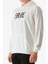 Yazı Baskılı Kanguru Cepli Kapüşonlu Sweatshirt 5