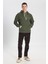 Wrangler Relaxed Fit Geniş Kesim Kapüşonlu İçi Polarlı Haki Sweatshirt 3