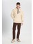 Wrangler Relaxed Fit Geniş Kesim Kapüşonlu İçi Polarlı Haki Sweatshirt 3