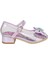 Kız Çocuk Babet Ayakkabı 31-35 Numara Lila 1