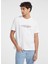 Beyaz Erkek T-Shirt M4YI42K8FQ4G011 Gj Ss Cn Reg Amerıc 1