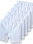 %100 Pamuklu Kız Çocuk Ribana Boxer Külot Iç Çamaşır 6lı Set 1