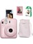 Pembe Instax Mini 12 Fotoğraf MAKINESI-10LU Film-Büzgülü Kılıf ve Mıknatıslı Çerçeve Seti 2 Pembe 8 1